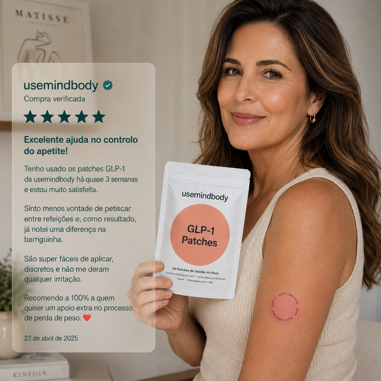 Berberina Patch Usemindbody® GLP-1