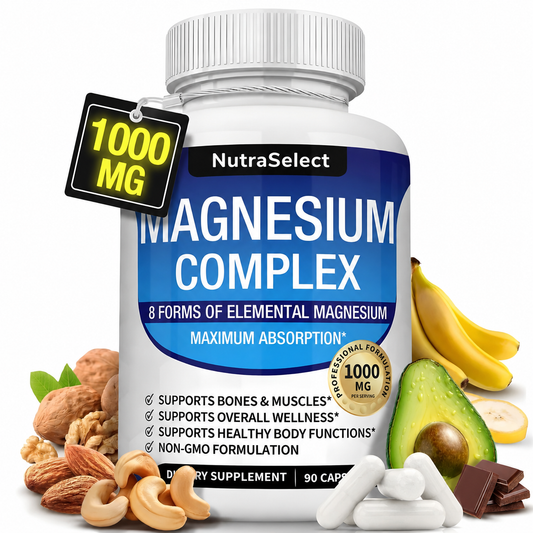 Mag8 Complex - 8 Formas de de Magnesio • 1000 mg • Alta Absorción