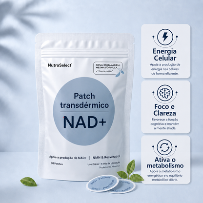 Parche Transdérmico NAD+ - Reparación Celular y Equilibrio Metabólico