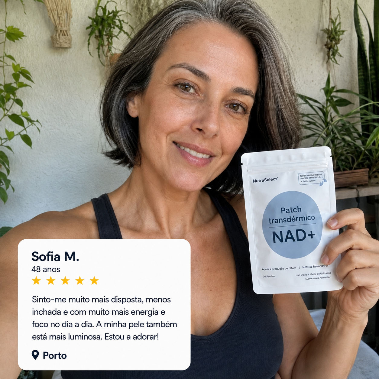 Parche Transdérmico NAD+ - Reparación Celular y Equilibrio Metabólico